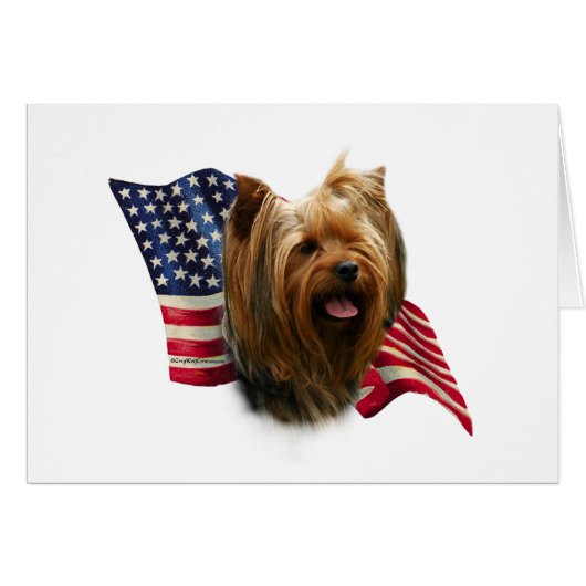 Yorkshire Terrier Flag (Front Horizontal)