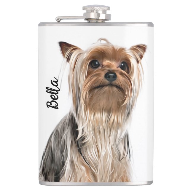 Yorkshire Terrier Flask (Front)