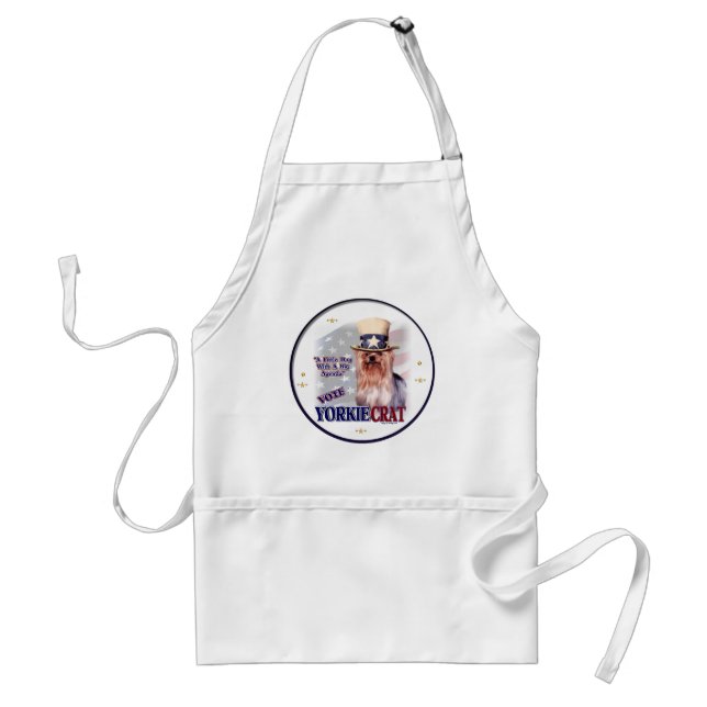 Yorkshire Terrier Gifts Adult Apron (Front)