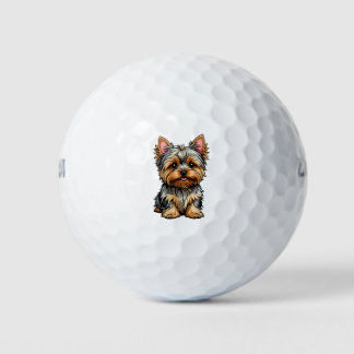 Yorkshire Terrier Golf Balls