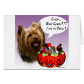 Yorkshire Terrier Halloween Candy (Front Horizontal)