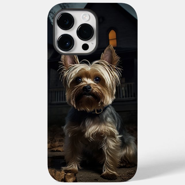 Yorkshire Terrier Halloween Scary  Case-Mate iPhone Case (Back)