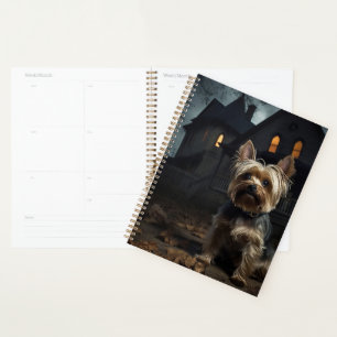Yorkshire Terrier Halloween Scary Planner