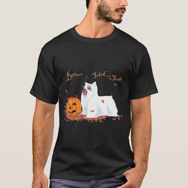 Yorkshire Terrier Halloween T-Shirt (Front)