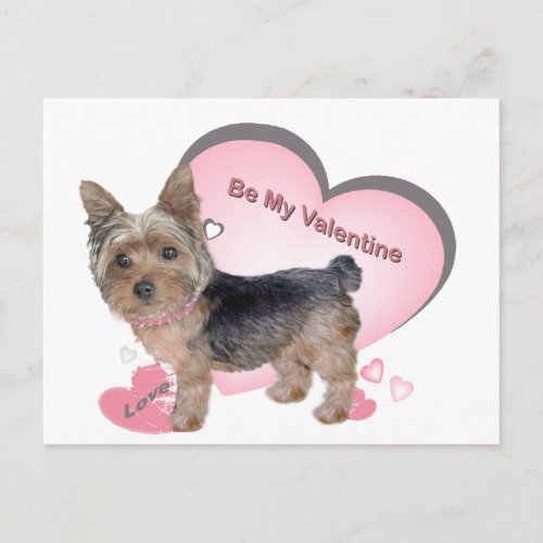 Yorkshire Terrier In Pink Cards
