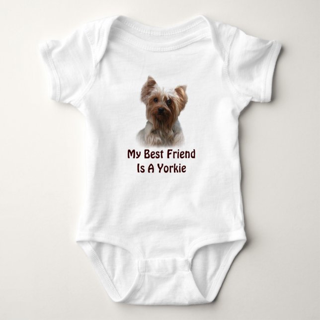 Yorkshire Terrier Infant Creeper (Front)