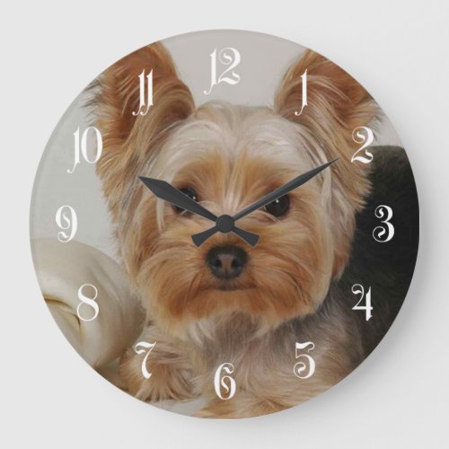 Yorkshire Terrier Large Clock