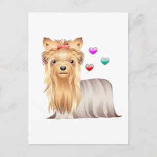 Yorkshire Terrier Love Postcard