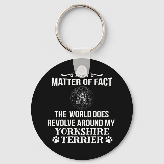 Yorkshire Terrier Lover Keychain (Front)