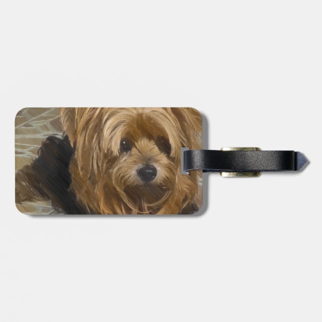 Yorkshire Terrier Luggage Tag (Back Horizontal)