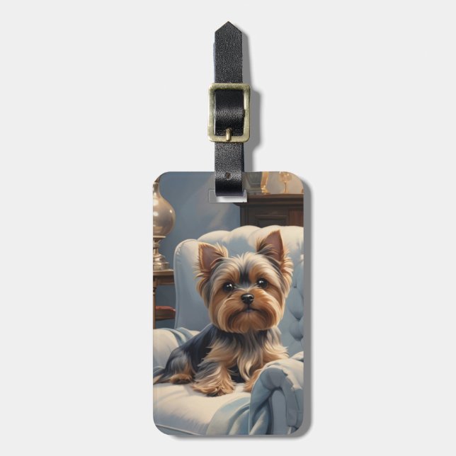 Yorkshire Terrier Luggage Tags (Front Vertical)