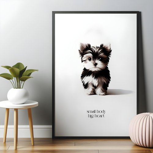 Yorkshire Terrier minimalism Poster