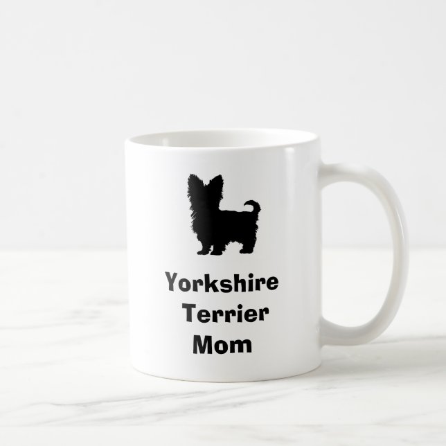 "Yorkshire Terrier Mom" Mug (Right)