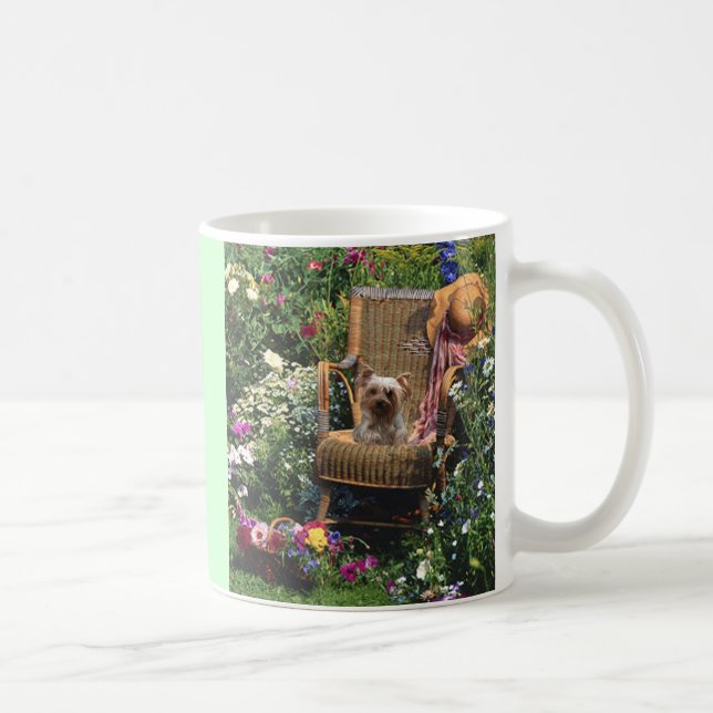 Yorkshire Terrier Mug Garden (Right)