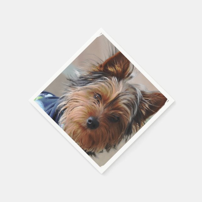 Yorkshire Terrier Napkins (Corner)