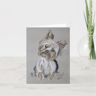 Yorkshire Terrier Note Cards
