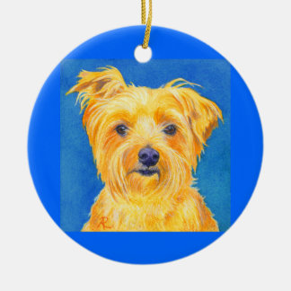 Yorkshire Terrier Ornament #2 - "Sammy"