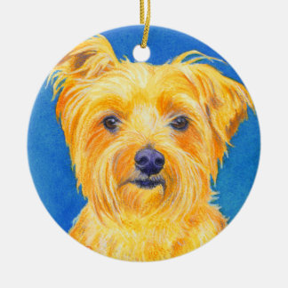 Yorkshire Terrier Ornament - "Sammy"