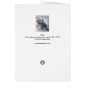 Yorkshire Terrier, Painting, Card (Back)