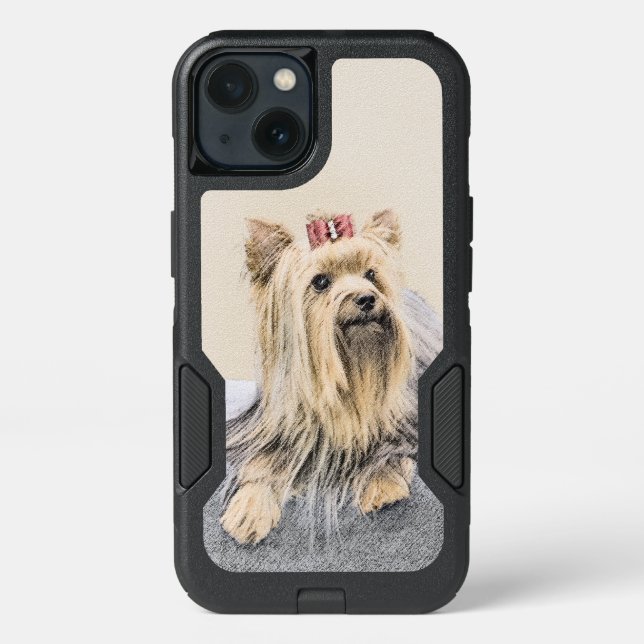 Yorkshire Terrier Painting - Cute Original Dog Art Otterbox iPhone Case (Back)