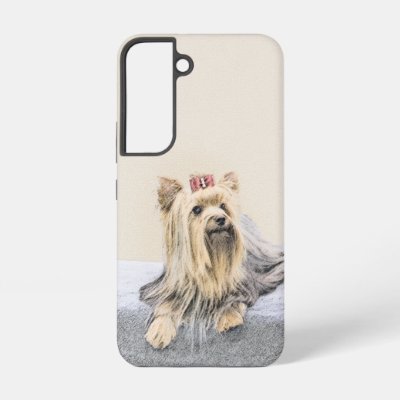 Yorkshire Terrier Painting - Cute Original Dog Art Samsung Galaxy S22 Case