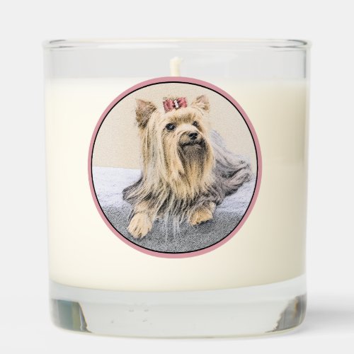 Yorkshire Terrier Painting _ Cute Original Dog Art Scented Candle