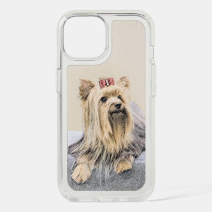 Yorkshire Terrier Painting - Cute Original Dog Art iPhone 15 Case