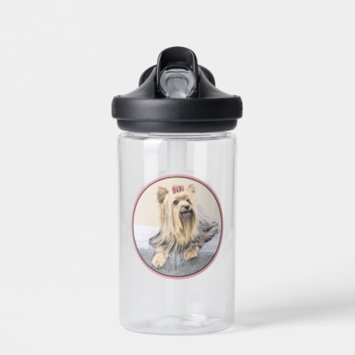 Yorkshire Terrier Painting _ Cute Original Dog Art Water Bottle