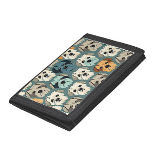 Yorkshire Terrier Pattern Tri-fold Wallet