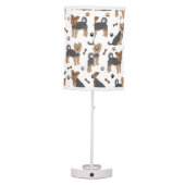 Yorkshire Terrier Paws and Bones Yorkie Dog Table Lamp (Back)