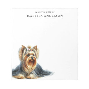 Yorkshire Terrier Personalized Notepad