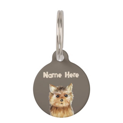 Yorkshire Terrier Pet ID Tag