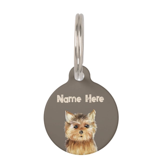 Yorkshire Terrier Pet ID Tag