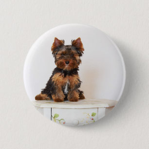 Yorkshire Terrier Pinback Button
