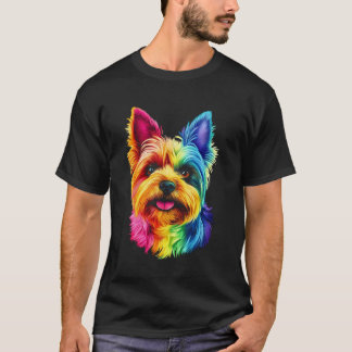 Yorkshire Terrier Pop Art T-Shirt