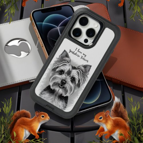 Yorkshire Terrier Portrait iPhone 15 Pro Case