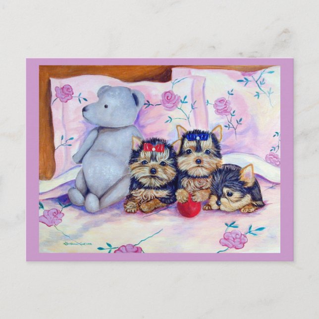 Yorkshire Terrier Postcard (Front)