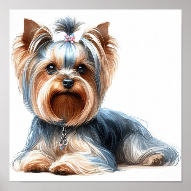 Yorkshire Terrier Poster (Front)