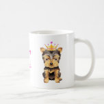 Yorkshire Terrier Princess Dog Coffe Mug Gift at Zazzle