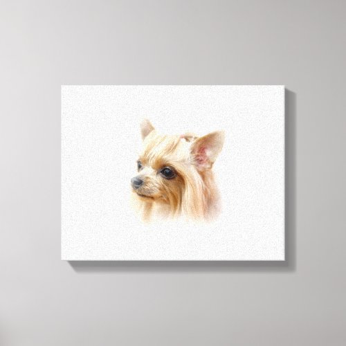 Yorkshire Terrier Puppy Canvas Print