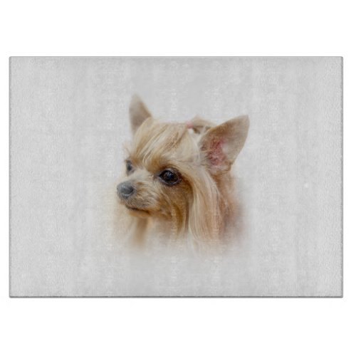 Yorkshire Terrier Puppy Cutting Board