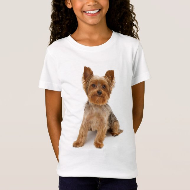 Yorkshire Terrier Puppy Dog Tee Shirt (Front)
