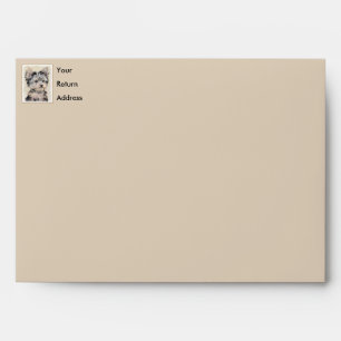 Yorkshire Terrier Puppy Painting Original Dog Art Envelope