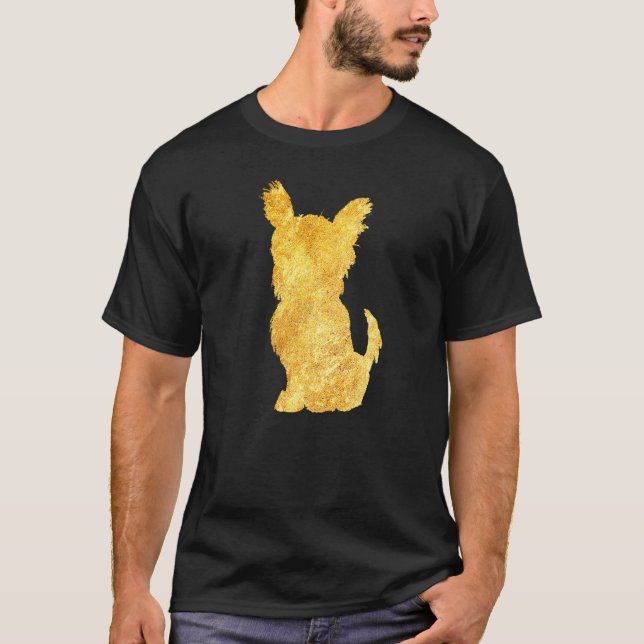 Yorkshire Terrier Puppy Pet Tee Yorkie Mom Dog Wom (Front)