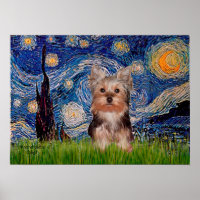  Poster of Yorkie, Yorkshire Terrier High Fashion