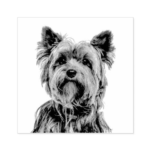 Yorkshire Terrier  Rubber Stamp