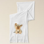 Yorkshire Terrier Scarf<br><div class="desc">Adorable face of a yorkshire terrier dog.</div>