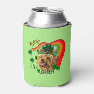 Yorkshire Terrier St Patricks Day Can Cooler