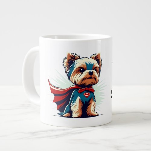 Yorkshire Terrier Superhero Mug