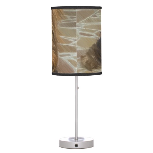 Yorkshire Terrier Table Lamp (Back)